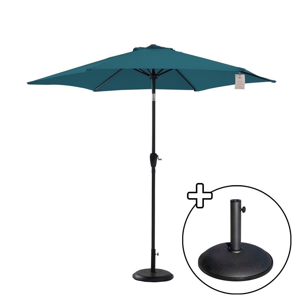 00495033 1 Crank Tilt 2 7m Garden Parasol Lulworth Bluebase.jpg